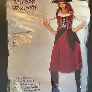 Pirate wench costume. Fits more like a 14-16.